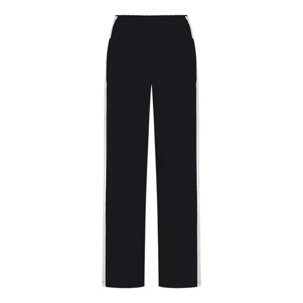 SKIMS NWT Straight Leg Striped Track Pant SIZE 2X Straight Leg Sporty Pleat - Picture 6 of 11